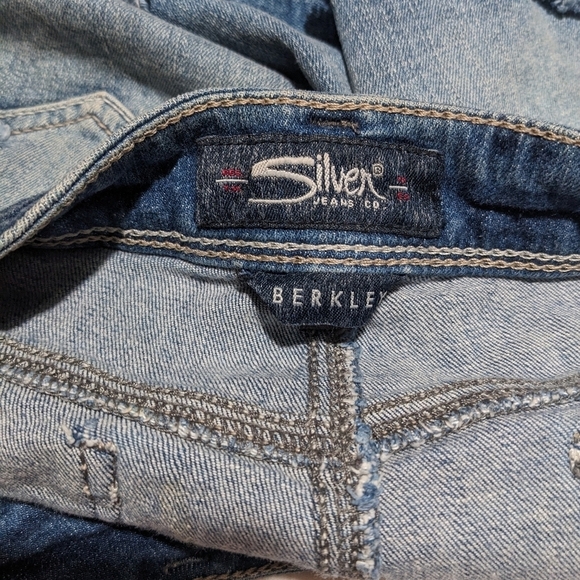 Silver Berkeley Cutoff Denim Shorts Sz 28 - Picture 5 of 7